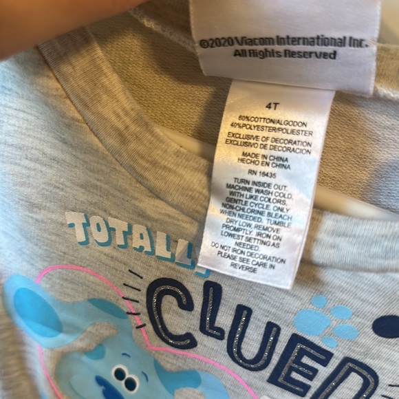 Nickelodeon Blue’s Clues And You “Totally Clued In” Girls cozy Dress Size 4T - Picture 5 of 6